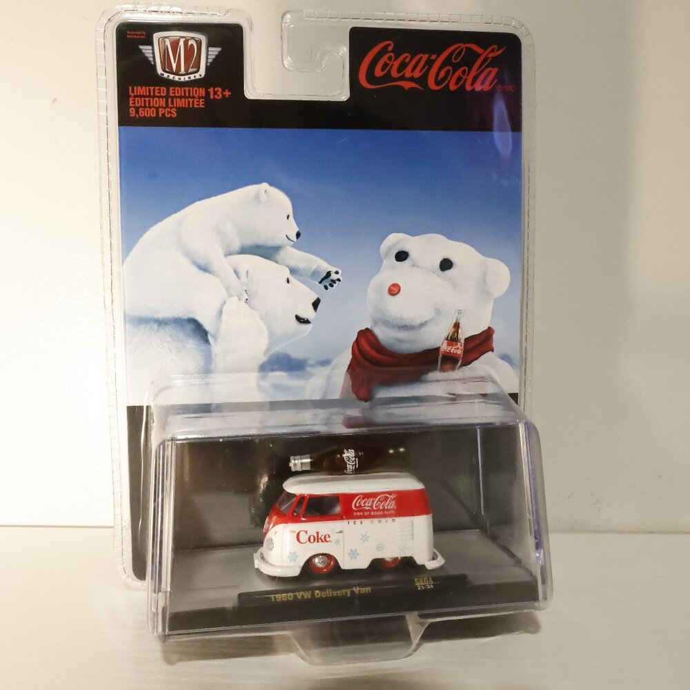 M2 MACHINES 1960 VW DELIVERY VAN SK04 COCA-COLA POLAR BEARS 1 0f 9600